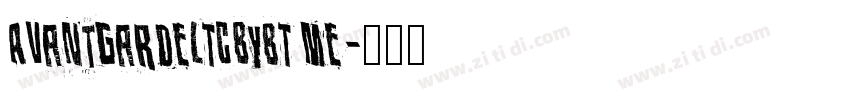 AvantGardelTcbyBT Me字体转换